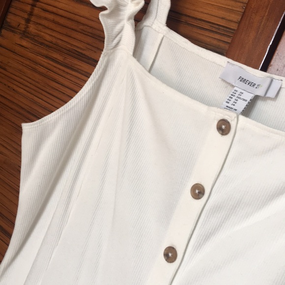 Forever 21+ White Knit Dress Size 3x - Picture 3 of 3